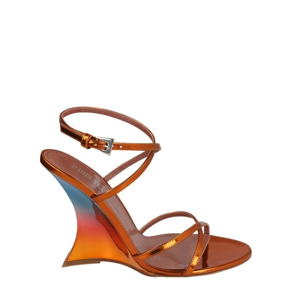 Paris Texas Shoes - Paris Texas Nina Wedge Sandals Multi Womens